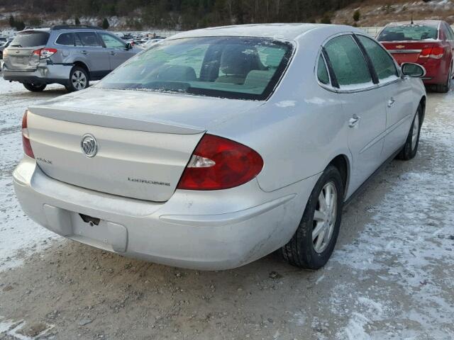 2G4WC532651293020 - 2005 BUICK LACROSSE C SILVER photo 4