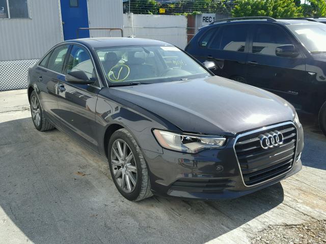 WAUDFAFC3DN045673 - 2013 AUDI A6 PREMIUM GRAY photo 1