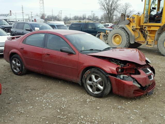 1B3EL46R15N668492 - 2005 DODGE STRATUS SX RED photo 9