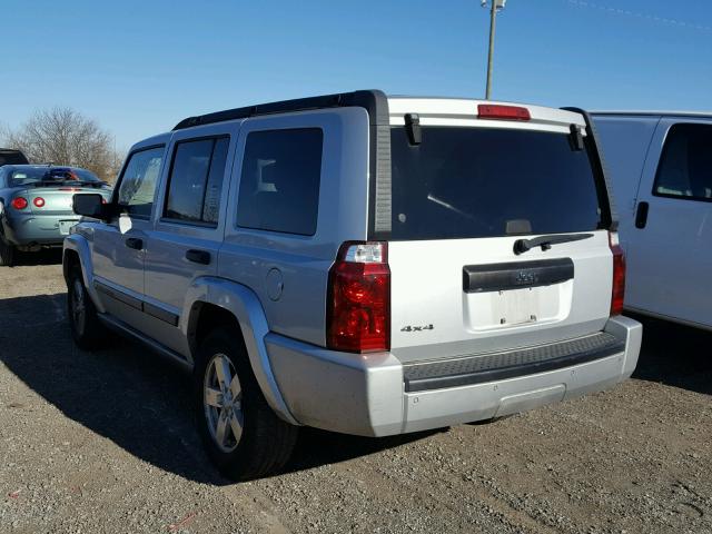 1J8HG48K96C291738 - 2006 JEEP COMMANDER SILVER photo 3