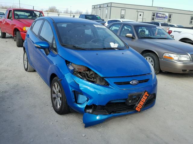 3FADP4EJ5DM194359 - 2013 FORD FIESTA SE BLUE photo 1