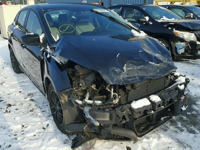 1FAHP3F26CL431461 - 2012 FORD FOCUS SE BLACK photo 1