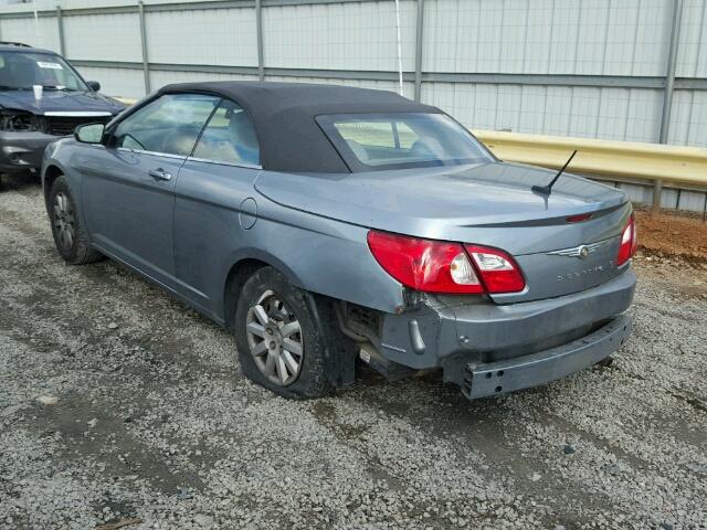 1C3LC45K08N267261 - 2008 CHRYSLER SEBRING GRAY photo 3