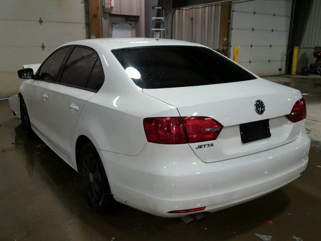 3VW2K7AJ4EM230175 - 2014 VOLKSWAGEN JETTA BASE 白色 照片 3