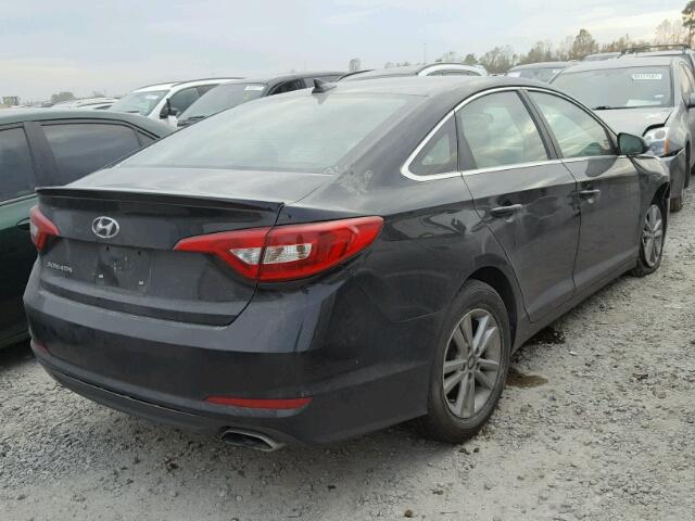 5NPE24AF8FH224638 - 2015 HYUNDAI SONATA SE BLACK photo 4