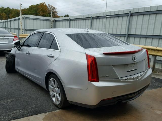 1G6AA5RA3E0100985 - 2014 CADILLAC ATS SILVER photo 3