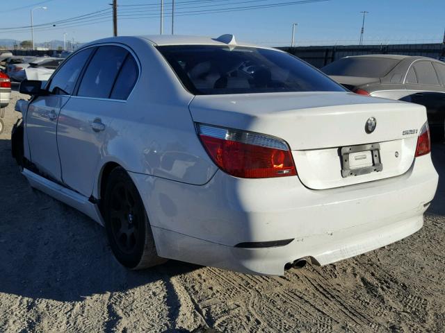 WBANA53524B848668 - 2004 BMW 525 I WHITE photo 3