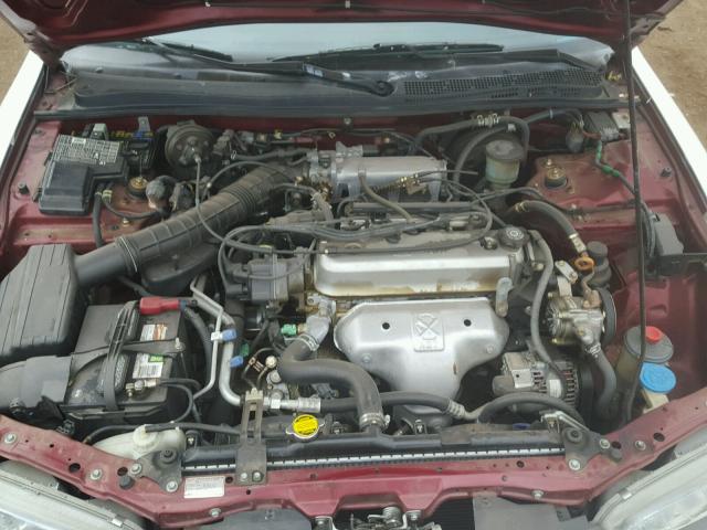 1HGCD5630VA197206 - 1997 HONDA ACCORD LX WHITE photo 7