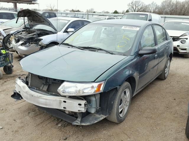 1G8AJ55FX7Z127009 - 2007 SATURN ION LEVEL GREEN photo 2