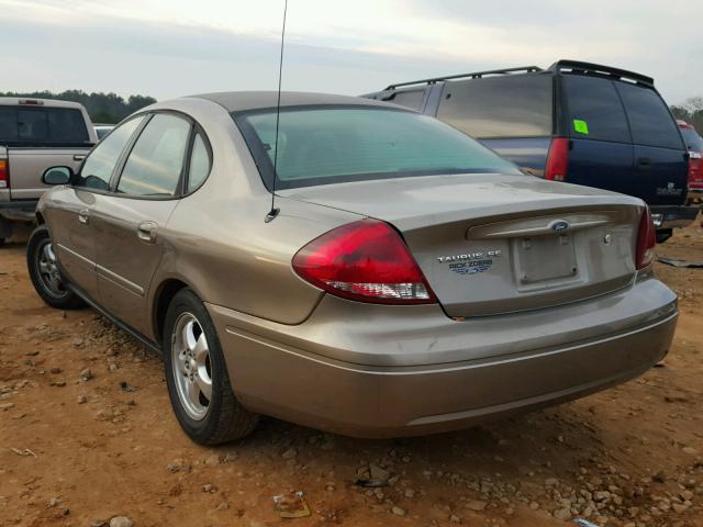 1FAHP53U36A216573 - 2006 FORD TAURUS SE GOLD photo 3