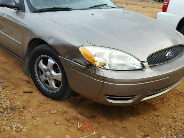 1FAHP53U36A216573 - 2006 FORD TAURUS SE GOLD photo 9