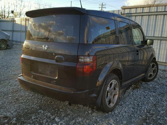 5J6YH18998L009031 - 2008 HONDA ELEMENT BLACK photo 4