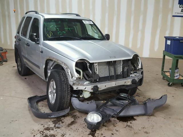 1J4GL48K23W708250 - 2003 JEEP LIBERTY SP SILVER photo 1