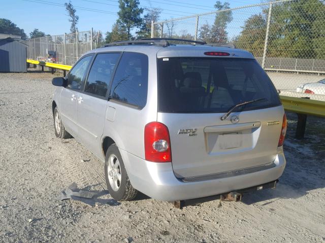 JM3LW28A320306169 - 2002 MAZDA MPV WAGON GRAY photo 3