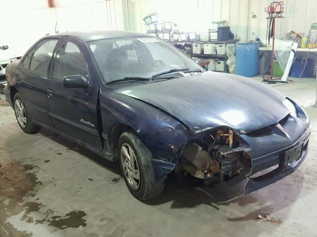 1G2JB524417167860 - 2001 PONTIAC SUNFIRE SE BLUE photo 1