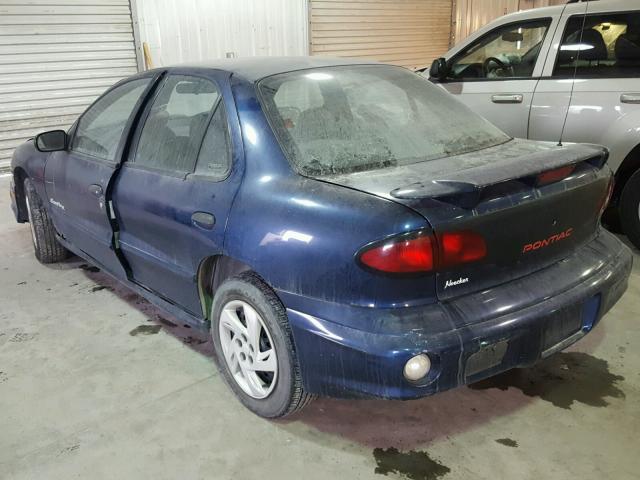 1G2JB524417167860 - 2001 PONTIAC SUNFIRE SE BLUE photo 3