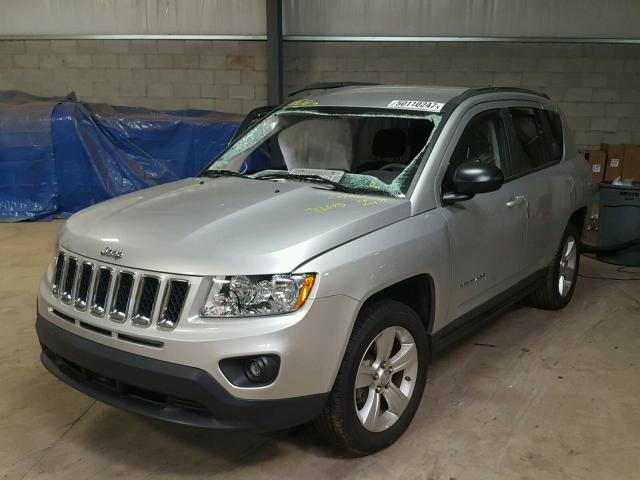 1C4NJDBB5DD108637 - 2013 JEEP COMPASS SP SILVER photo 2