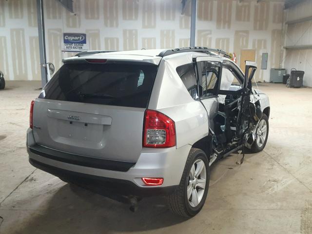 1C4NJDBB5DD108637 - 2013 JEEP COMPASS SP SILVER photo 4