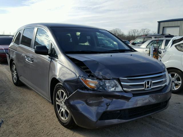 5FNRL5H49CB057709 - 2012 HONDA ODYSSEY EX CHARCOAL photo 1