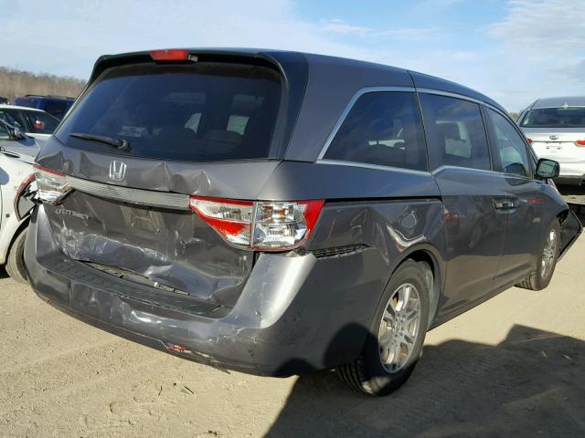 5FNRL5H49CB057709 - 2012 HONDA ODYSSEY EX CHARCOAL photo 4