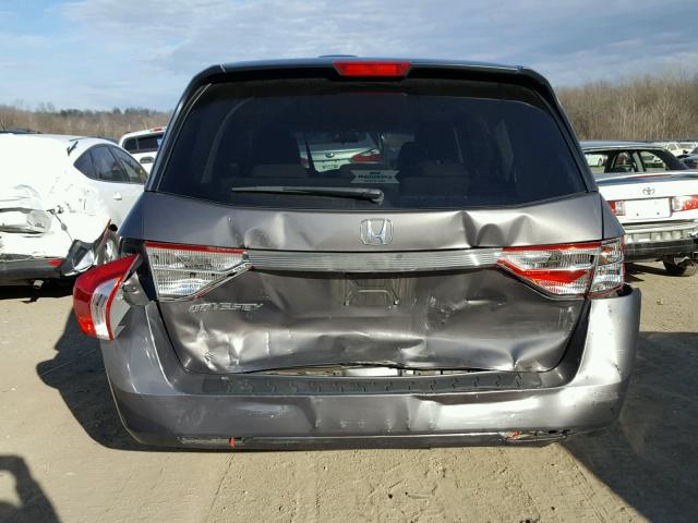 5FNRL5H49CB057709 - 2012 HONDA ODYSSEY EX CHARCOAL photo 9