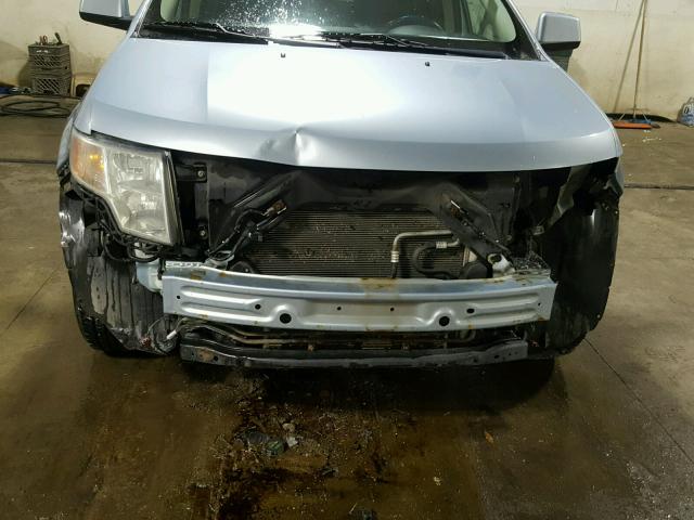 2FMDK48C68BA07896 - 2008 FORD EDGE SEL BLUE photo 9