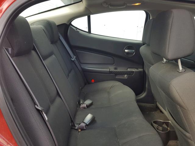 2G2WP552781151788 - 2008 PONTIAC GRAND PRIX Қызыл фото 6