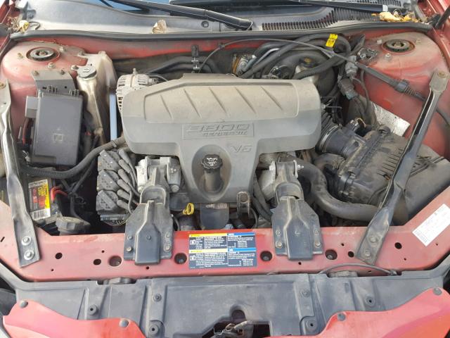 2G2WP552781151788 - 2008 PONTIAC GRAND PRIX Қызыл фото 7