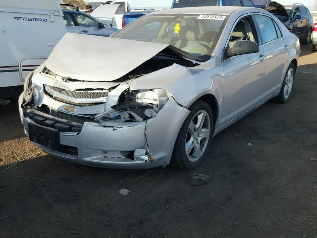 1G1ZB5E06CF303320 - 2012 CHEVROLET MALIBU LS 银色 照片 2