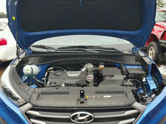 KM8J33A25HU417899 - 2017 HYUNDAI TUCSON LIM BLUE photo 7