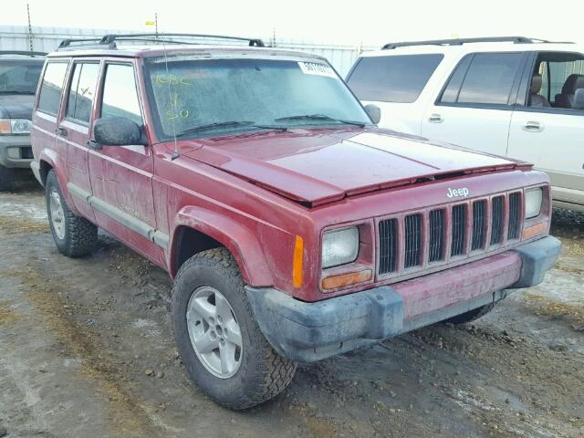 1J4FF68S0XL621940 - 1999 JEEP CHEROKEE S RED photo 1