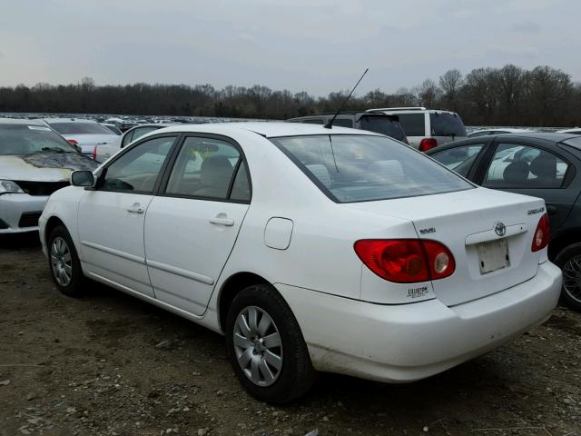 2T1BR32E03C106855 - 2003 TOYOTA COROLLA CE WHITE photo 3