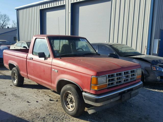 1FTCR10AXNTA87171 - 1992 FORD RANGER RED photo 1
