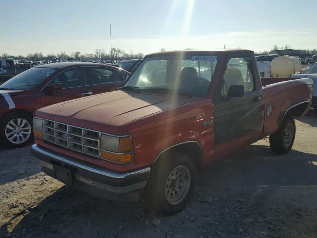 1FTCR10AXNTA87171 - 1992 FORD RANGER RED photo 2