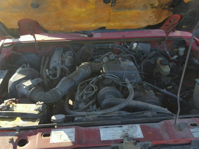 1FTCR10AXNTA87171 - 1992 FORD RANGER RED photo 7