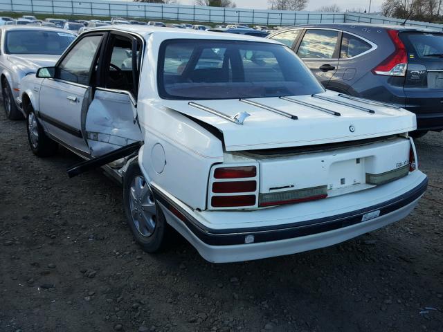 1G3AJ54N7M6351267 - 1991 OLDSMOBILE CUTLASS CI WHITE photo 3