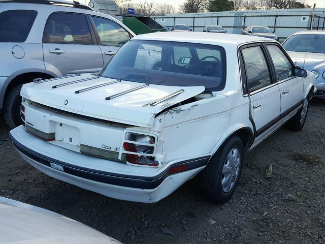 1G3AJ54N7M6351267 - 1991 OLDSMOBILE CUTLASS CI WHITE photo 4