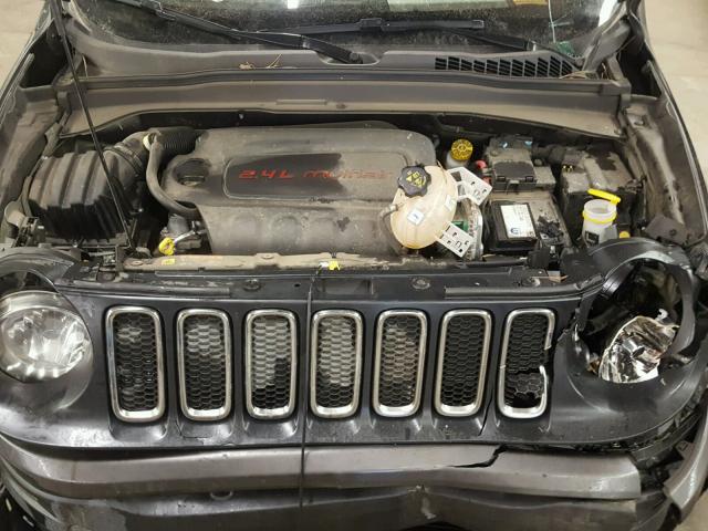 ZACCJBBT4GPE12522 - 2016 JEEP RENEGADE L GRAY photo 7