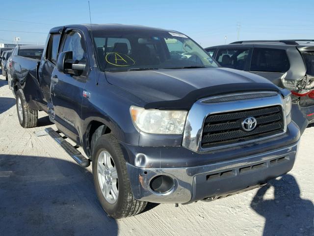 5TFSV54147X003785 - 2007 TOYOTA TUNDRA DOU BLACK photo 1