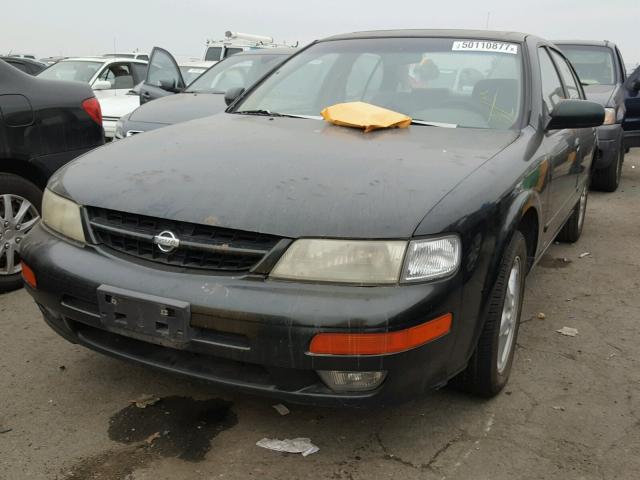 JN1CA21D3WM900970 - 1998 NISSAN MAXIMA GLE BLACK photo 2