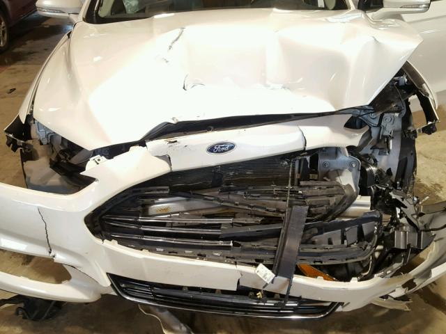 3FA6P0K9XER238694 - 2014 FORD FUSION TIT WHITE photo 7