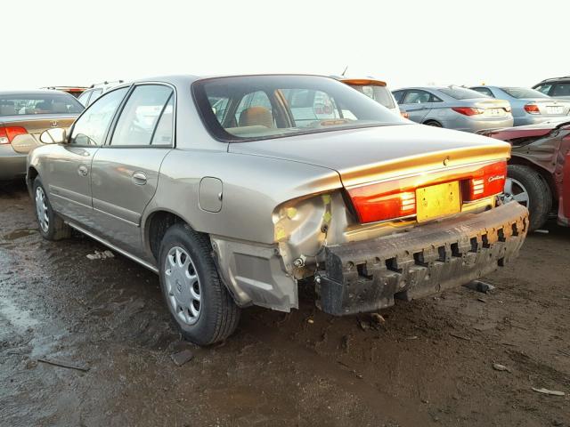 2G4WS52J421200356 - 2002 BUICK CENTURY CU BEIGE photo 3