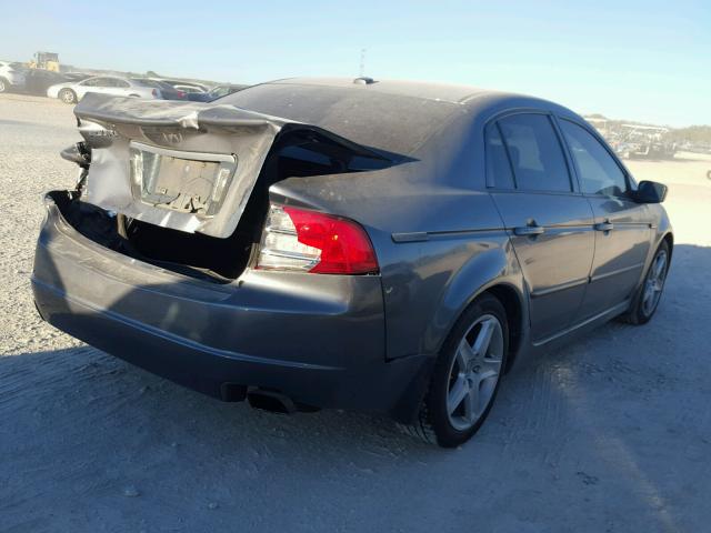 19UUA66205A001629 - 2005 ACURA TL GRAY photo 4