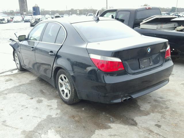 WBANA53534B848243 - 2004 BMW 525 I BLACK photo 3