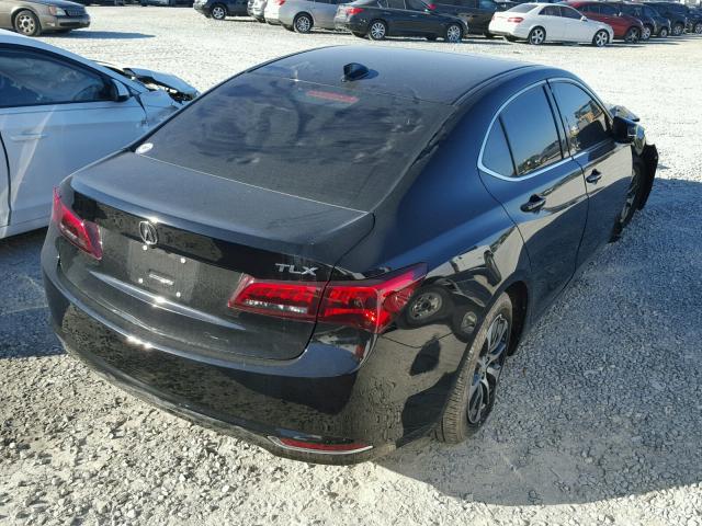 19UUB1F32GA015267 - 2016 ACURA TLX BLACK photo 4