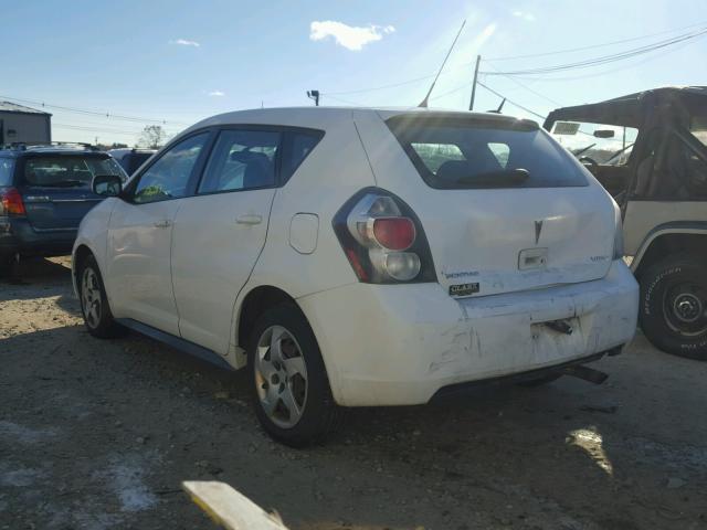 5Y2SP67809Z451747 - 2009 PONTIAC VIBE WHITE photo 3