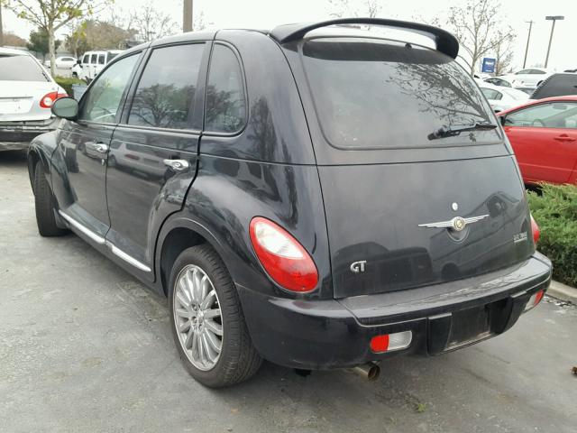 3A8FY78G06T306987 - 2006 CHRYSLER PT CRUISER BLACK photo 3