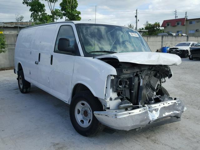 1GCWGGCF1F1271375 - 2015 CHEVROLET EXPRESS G2 WHITE photo 1