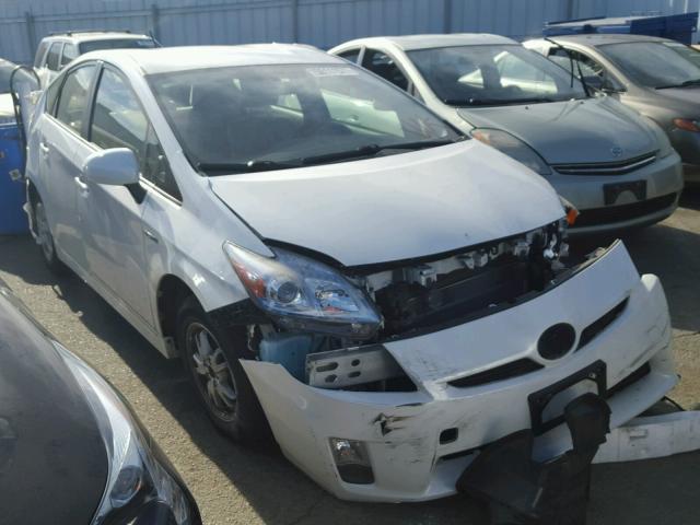 JTDKN3DU4A0234684 - 2010 TOYOTA PRIUS WHITE photo 1