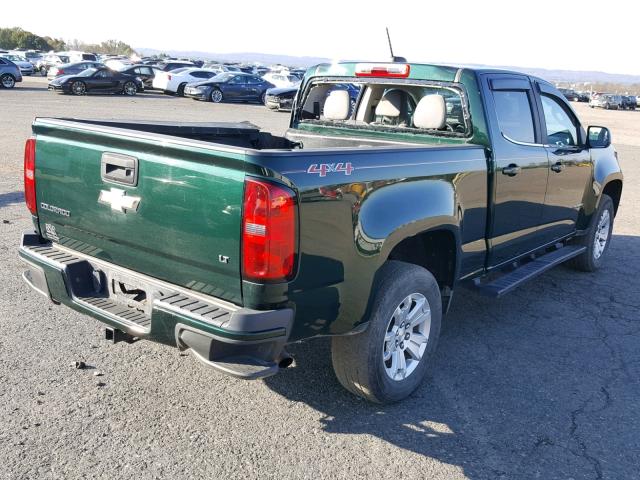 1GCGTBE35F1162827 - 2015 CHEVROLET COLORADO L GREEN photo 4